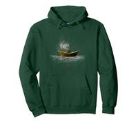 Bateau en Papier énigmatique Pennywise It Movie 2025 Sweat à Capuche, Unisexe pour Adultes, Vert Forêt, L