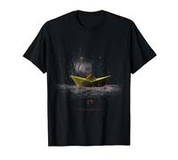 Bateau en Papier énigmatique Pennywise It Movie 2025 T-Shirt, Homme, Noir, 6XL