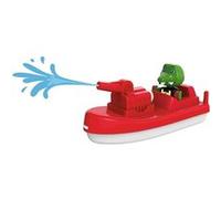 Aquaplay Bateau de pompiers FireBoat 8700000273 – Sven, éclaboussures d'eau, dès 3 ans, Rouge