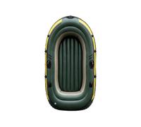 Bateau Gonflable Bateau Pneumatique Canot Pneumatique Barque Gonflable Construction en PVC Sol à Stries Parois Gonflables Support Sécurisé Poignées, Double Bateau - Ensemble Complet
