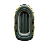 Bateau Gonflable Bateau Pneumatique Canot Pneumatique Barque Gonflable Corps en PVC Fond à Relief Tubes Élevés Confort Flottaison Prise Facile Adapté, Double Bateau - Bateau Seul