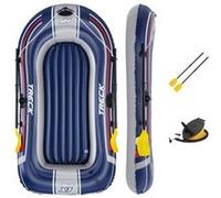 Bateau gonflable BESTWAY - 2 places - 228 x 121 x 32 cm - Hydro-Force Treck X1 - 61083 Bleu G