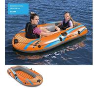 Bateau gonflable - FOMAX - 196cm - Blanc - Patch de réparation - Sports nautiques