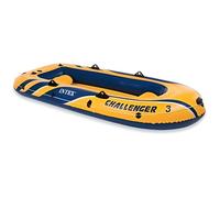 Kit bateau gonflable 3 places Challenger 3 avec rames et gonfleur - Intex
