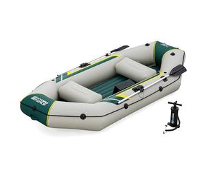 Bateau Gonflable Ranger Elite™ X3 Hydro-Force™, 295 x 130 cm, 3 Adultes 400 kg, 2 pagaies, Un Sac de Transport et de Rangement et Une Pompe à air