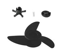 Bateau hors-bord électrique à hélice 3 pales réparations faciles | Pour moteur de pêche à la traîne et écrou de fixation