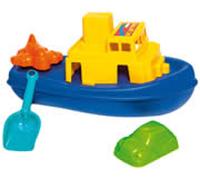 Bateau Jouet de sable/d'eau Bateau avec pelle Formes 3 pcs Enfants Jouets 43 cm