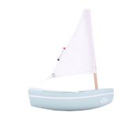 Bateau le bâchi vert d'eau 17cm