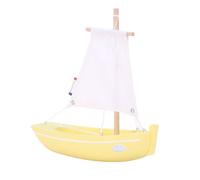 Bateau le misainier jaune 22cm