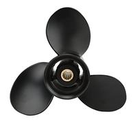 Bateau Moteur Hélice 3 Lames 14 Spline Dents Rotation Droite En Alliage D'aluminium pour. -Les moteurs hors-bord basse eau de mer haute vitesse/4in Diamètre x 10in Pitch