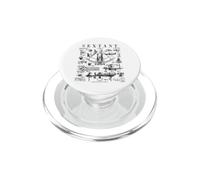 Bateau Nautique Sextant Bateau à Voile Capitaine Vintage Brevet PopSockets PopGrip pour MagSafe