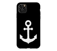 Bateau Nautique Vintage Vieilli Blanc Bateau Ancre Voile Coque pour iPhone 11 Pro Max