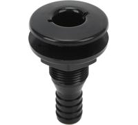 Bateau par connecteur de coque 3/4in ABS - Raccord de tuyau plastique Sortie de vidange AccessoireBlack