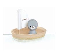 Plan Toys Jouet en bois Bateau Phoque Rouge G
