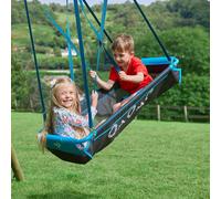 Bateau Pirate avec Collier pour Poutre Bois Rond D10 cm Noir et Bleu