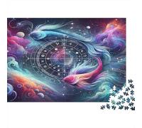 Bateau Pirate île Tropicale Puzzles 1000 Pièces, Navire Pirate en scène Tropicale, Jeu éducatif, défi, activité familiale, Cadeau pour Tous