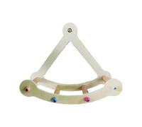 Bateau pirate pour perroquet, roue de course, jouet balançoire pour cage à oiseaux, exercice intérieur - Perchoirs de repos en forme de bateau de pirate | Jouet de fitness pour cage à oiseaux | Roue