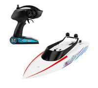 Bateau Radiocommandé 4 Canaux Jouet Manette Gaucher Course 14 Ans Blanc Yonis