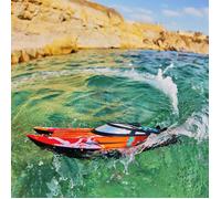 Bateau radiocommandé - OVERMAX - X-Tide - 25 km/h - 2 x 17min - Rouge