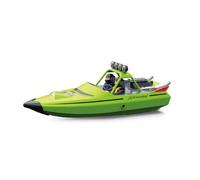 Bateau radiocommandé pour adultes, 2,4 GHz électrique 30 km/h, haute vitesse, simulation de turbine, modèle de bateau à moteur RC pour piscines et lacs avec lumières contrôlables