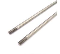 Bateau RC 4mm Arbre M4 150-350mm Arbre d'entraînement en Acier Inoxydable for hélice M4 RC Bateau appât de pêche remorqueur Marine Jouet Bateau Bricolage pièces (Color : 1PC 150mm)