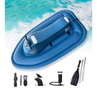 Bateau réaction gonflable électrique,autonomie 130 minutes,vitesse 3-9km/h | Capacité 330lb,scooter détachable,moteur 500W,batterie 10000mah,jet ski gonflable,for adultes et enfants