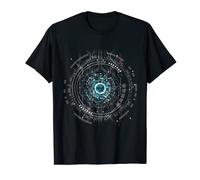 Bateau spatial CPU Core Heart Geek Nerd Space ufo T-Shirt