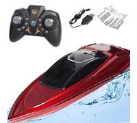 Bateau Télécommandé | 2.4G Jouets Aquatiques de Course Acrobatique | Télécommande pour Bateau Aquatique,pour Garçons et Filles de 4 à 12 Ans pour Piscine Lac Étang Rivière Plage et Parc