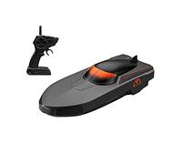 Bateau télécommandé à double moteur sans fil 2,4 G Un bateau RC haute vitesse avec une vitesse de 10 km/h par heure Alarme de batterie faible RC Cadeaux pour enfants et adultes Temps de jeu 20 min