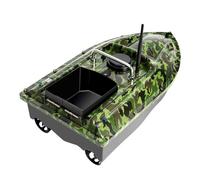 Bateau Télécommandé Amorceur Peche Carpe d'Appât sans Fil Pêche Bateau d'Amorce 500 M Grand Capacité 1.5 KG, Camouflage