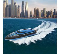 Bateau télécommandé Efaso H100 RC 2,4 GHz Speedboot 25km/H bateau de course r...