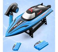Bateau Télécommandé Haute Vitesse Pour Enfants Étanche Avec Batterie Longue Durée Bleu YONIS