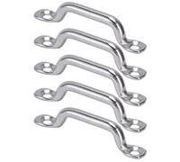 Bateau Top Pad Eye, 10Pcs Boat Top Pad Eye Deck Loop Tie Down 316 Pad Eye Eyelets Kayak Deck Loops for Fixing, Boating Equipment
