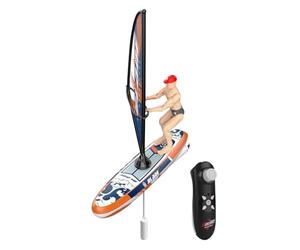 Bateau-voiture télécommandé - électrique à grande vitesse, écran lumineux LED, coque résistante à l'eau | Coureur de piscine radiocommandé stable à 2,4 GHz pour l'exploration en plein air et le