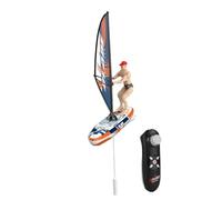 Bateaux à distance de télécommande pour l'eau, bateau télécommandé | Jouets de piscine pour ,Lumières LED, piscine imperméable à 2,4 GHz voile pour le jeu de baignoires, pêche au lac, plaisir de l'arr