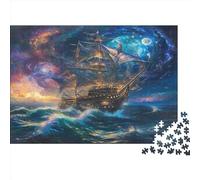 Bateaux à Voile Adultes Puzzle 1000 Pieces Puzzle Adulte 1000 Pièces Jeu D'Intelligence De l'art De La Décoration Moderne Jeu Cadeau Unique Puzzle Impossible 1000pcs (75x50cm)