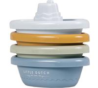 Bateaux de bain à empiler bleu