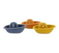 Set 3 Pièces Jouets De Bain Bateaux Empilables - Gris