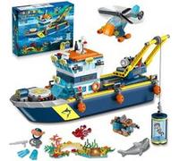 Bateaux - Paquebot d'exploration scientifique HOGOKIDS - Jouet à construction 542 PCS avec LED - Cadeau Enfants 6+ans G