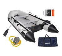 NEMAXX® Bateau Pneumatique Professionnel [INCL. 2 PAGAIES, SAC + POMPE À AIR] - Canot Gonflable - Bateau de Pêche en Caoutchouc - Bateau de Pêche Gonflable - Bateau pour 5 Personnes (Longueur: 330 cm)
