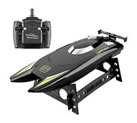 Bateaux RC pour Enfants Adultes 30KM / H Bateau de Course à Grande Vitesse 2 canaux 2.4G Bateaux télécommandés Radio pour Bateau de Course en Piscine