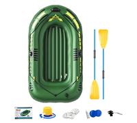 Bateaux Sportifs gonflables - canoë Compact pour Aventure en Eau, Kayak de pêche léger | L'ensemble de canot de Rafting Comprend Un siège de Pompe à Avions, Un Flottant de la Piscine du lac RIV