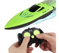 Bateaux Télécommandés Pour Lacs, Bateau Télécommandé Rapide - Bateau Télécommandé Rapide Haute Résistance Télécommandé,Jouets De Piscine De Bateaux RC De Course D'eau Légers Pour Garçons Filles