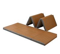 Batel Huh Tatami Matelas Japonais Naturel Fibre de Coco,Tatami Pliant en Rotin Tapis de Tatami Tapis de Fibre de Coco Pliable Couchage Futon Japonais Matelas Méditation Yoga Zen(Size:100×200×3.5cm)