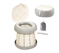 Báter de voyage pour enfant - Siège de toilette pliable - Toilettes d'apprentissage antidérapantes avec sacs poubelle pour voyages, camping, parc, hôtel, extérieur