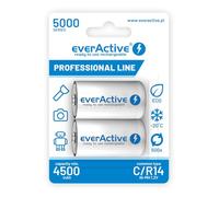 BATERÍAS RECARGABLES EVERACTIVE NI-MH R14 C 5000 MAH PROFESSIONAL LINE