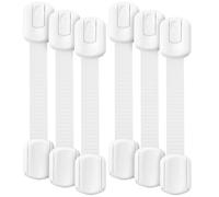 Bates - Lot De 6 Verrous De Sécurité Pour Enfants, Verrous D'armoire À L'épreuve Des Enfants, Verrous D'armoire De Sécurité Pour Enfants, Verrous De Tiroir Pour La Sécurité Des Bébés