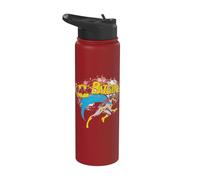 Batgirl Halftone Stainless Steel Insulated Water Bottle
