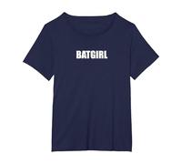 Batgirl T-Shirt, Femme Grandes Tailles, Bleu Marine, 1X