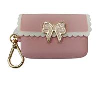 Bath and Body Works Sweetheart Song Pink Bow with Gold Pocketbac Hand Sanitzer Holder